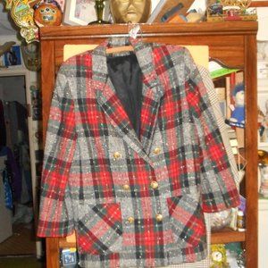 Plaid Blazer